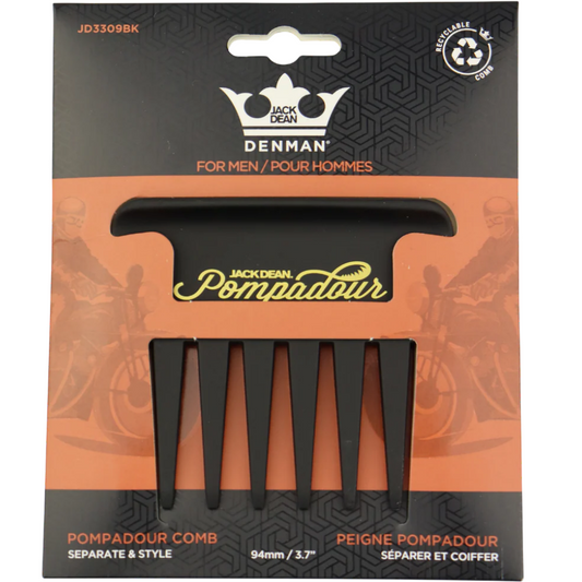 Jack Dean Pompadour Comb Black