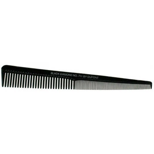 Black Diamond Tapered Barbers Comb 711