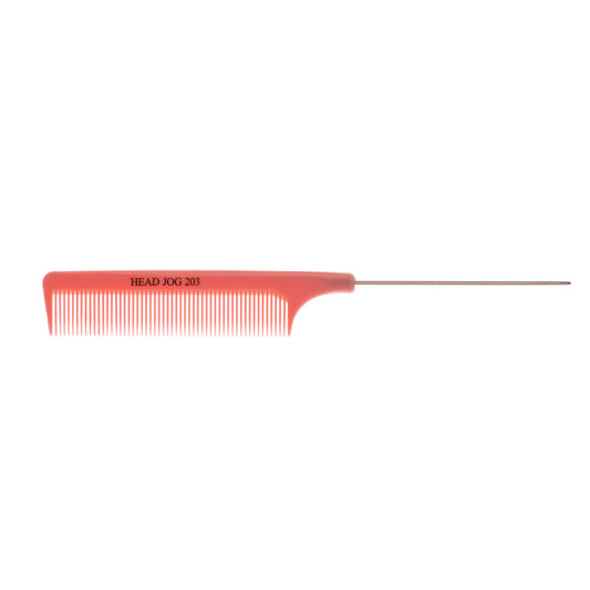 Head Jog Pin Tail Comb 203 Pink
