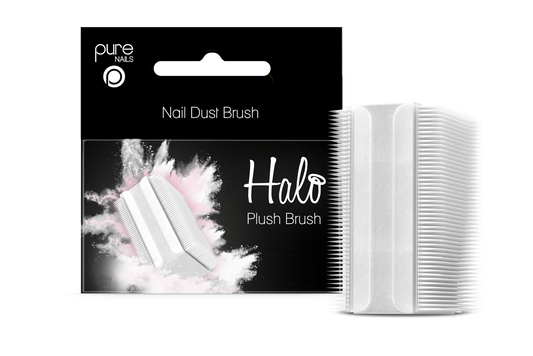Halo Plush Nail Dust Brush