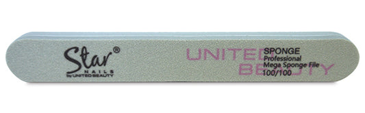 Star Nails Mega Jumbo Sponge File 100/100 Grit 2 Pack
