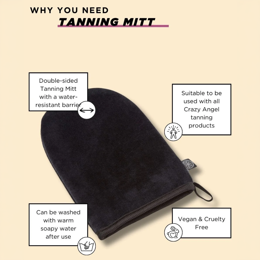 Crazy Angel Velvet Double-Sided Tanning Mitt