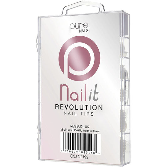 Halo Nailit Natural Nail Tips Mixed 100 Pack