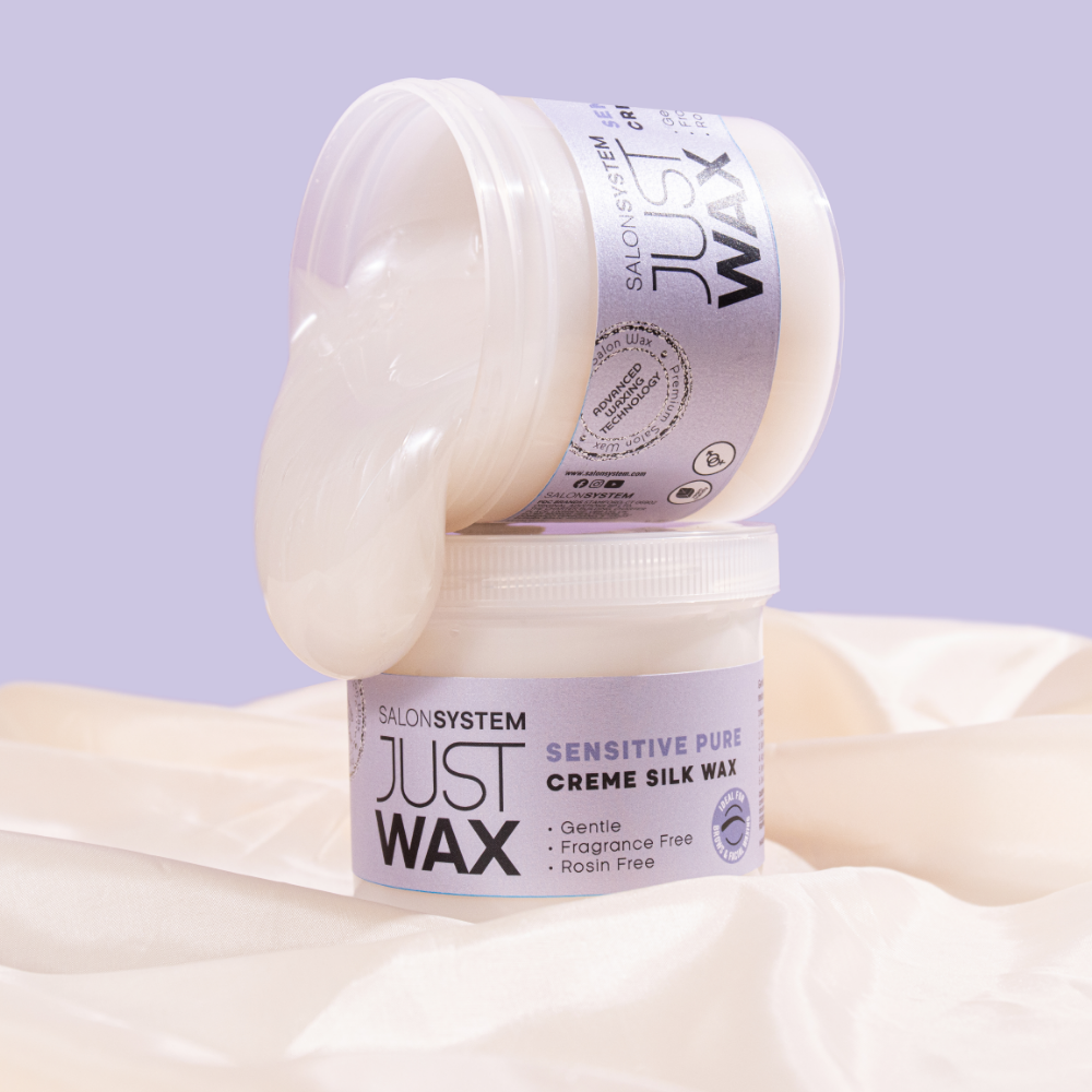 Salon System Just Wax Sensitive Creme Silk Wax 425g