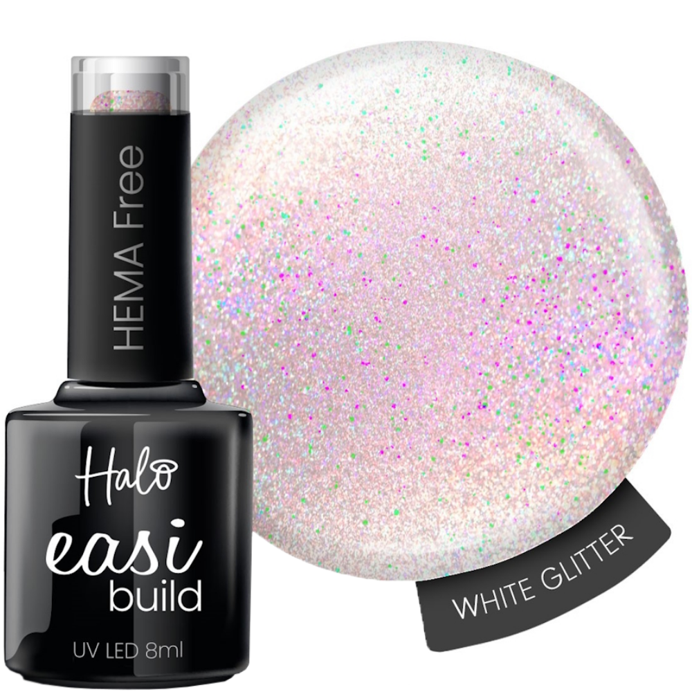 Halo EasiBuild White Glitter 8ml