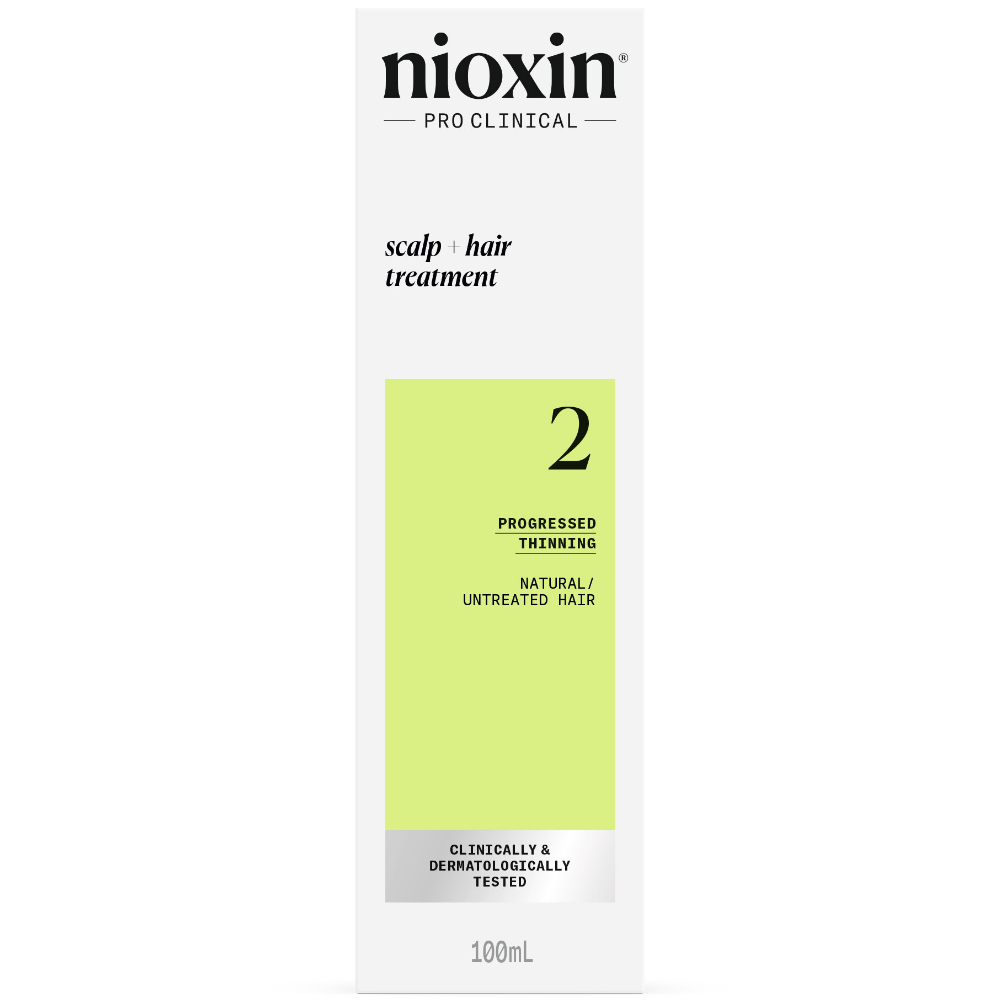 Nioxin System 2 Scalp & Hair Treatment Natural Hair With Progressed Thinning 100ml