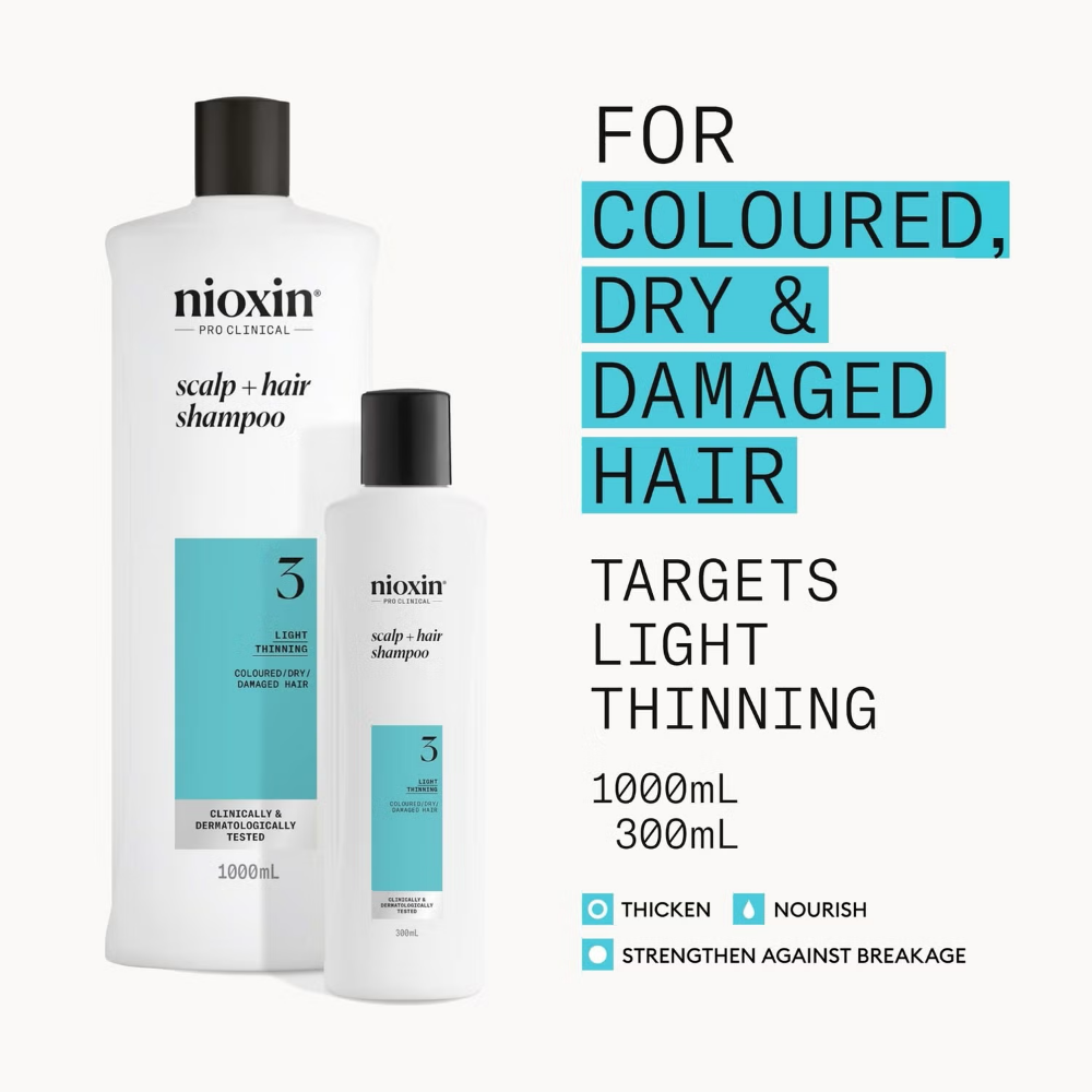 Nioxin System 3 Cleanser Shampoo 300ml