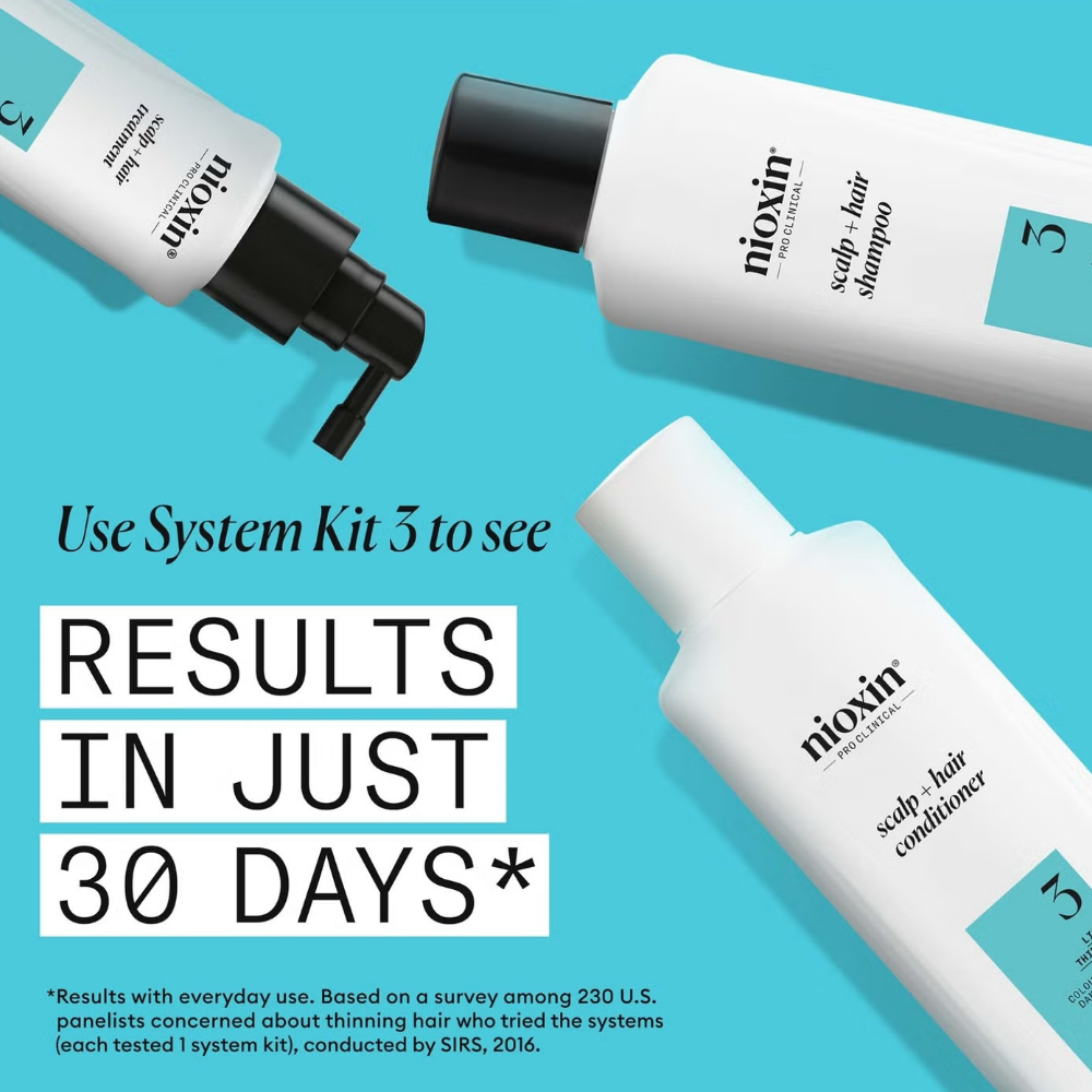 Nioxin System 3 Cleanser Shampoo 300ml