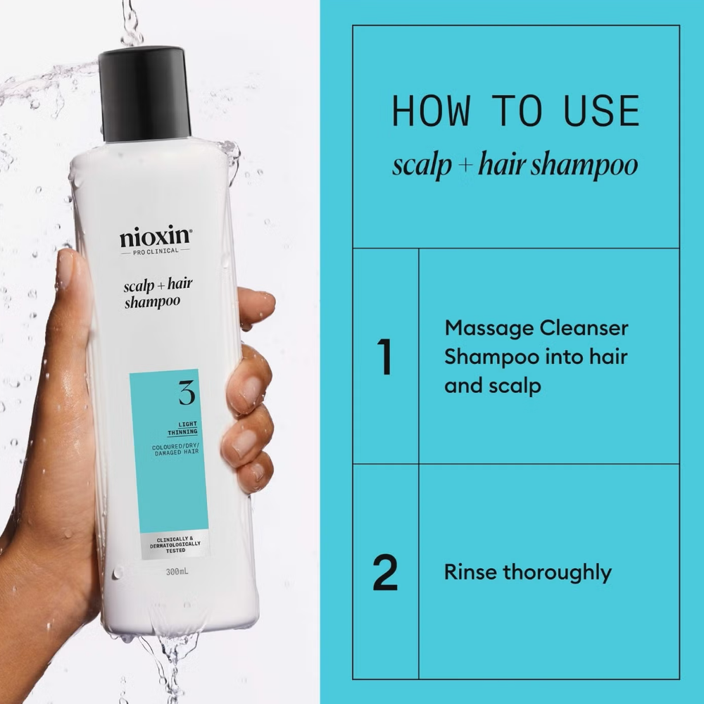 Nioxin System 3 Cleanser Shampoo 300ml