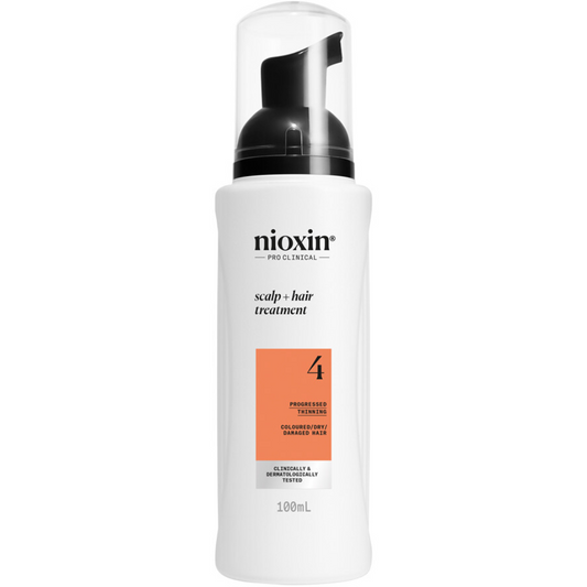 Nioxin System 4 Scalp & Hair Coloured Hair With Progressed Thinning Treatment 100ml