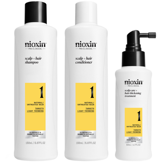 Nioxin System 1 Kit Natural Hair With Light Thinning 150ml
