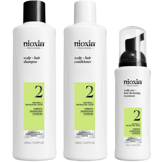Nioxin System 2 Kit Natural Hair With Progressed Thinning 150ml