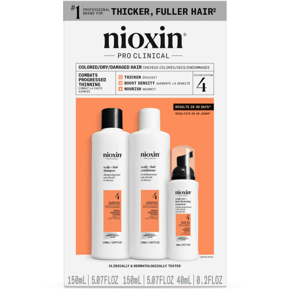 Nioxin System 4 Kit Coloured Hair With Progressed Thinning 150ml