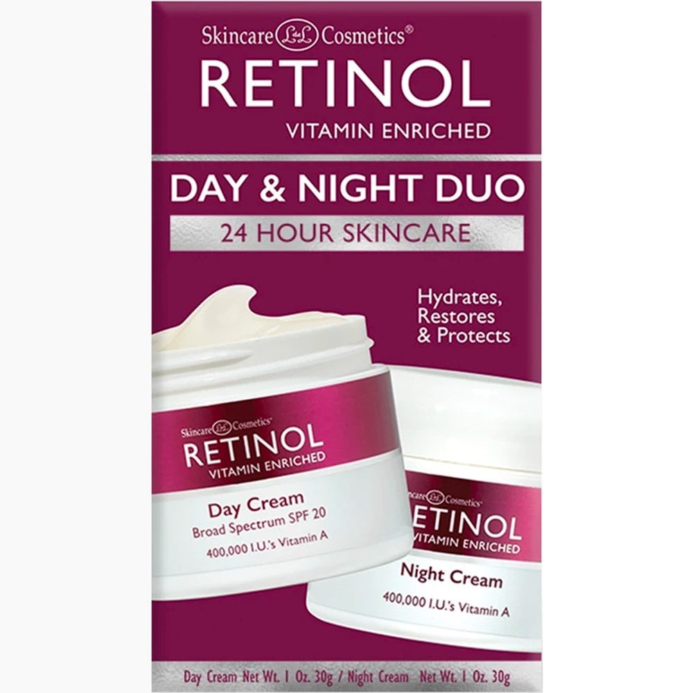 Skincare Cosmetics Retinol Anti-Ageing Day & Night Duo 30g