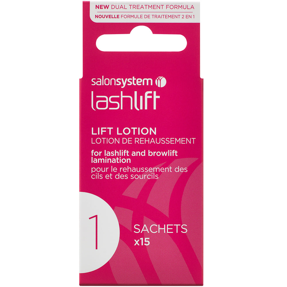 Salon System Lashlift Lift Lotion Sachet 15 Pack