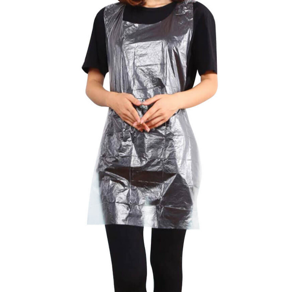 Deo Disposable Apron Clear 100 Pack