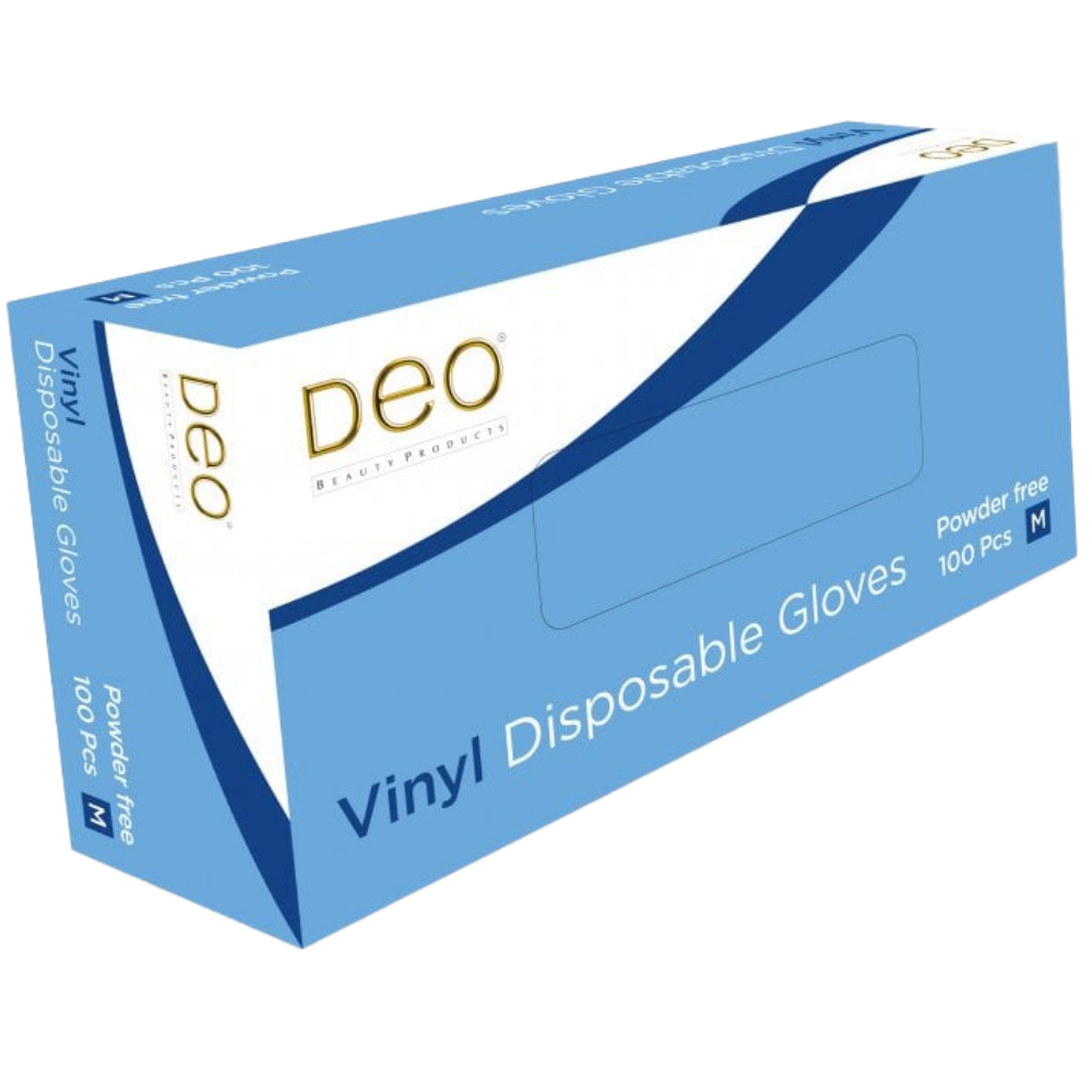 Deo Vinyl Gloves Medium 100 Pack