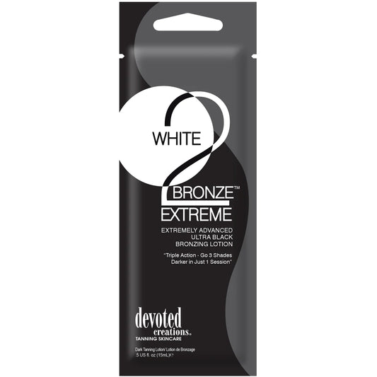 Devoted Creations White2Bronze Extreme Ultra Black Tanning Accelerator Sachet 15ml