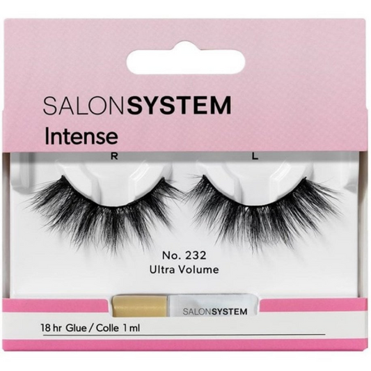 Salon System Naturalash Intense Ultra Volume Strip Lashes 232 Black