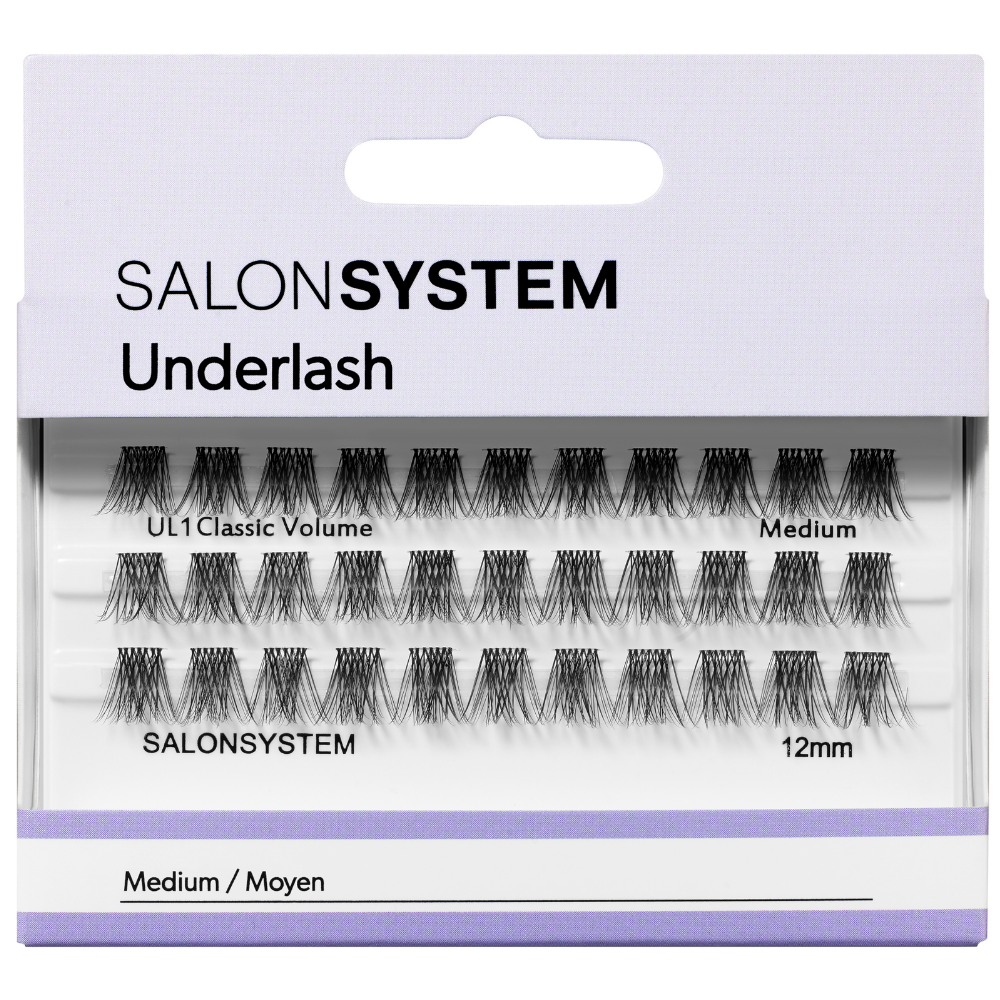 Salon System Underlash UL1 Classic Volume Medium Individual Lashes Black
