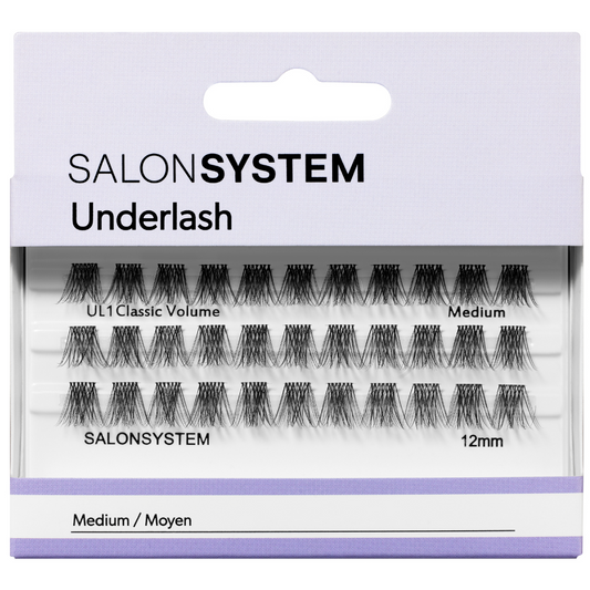 Salon System Underlash UL1 Classic Volume Medium Individual Lashes Black