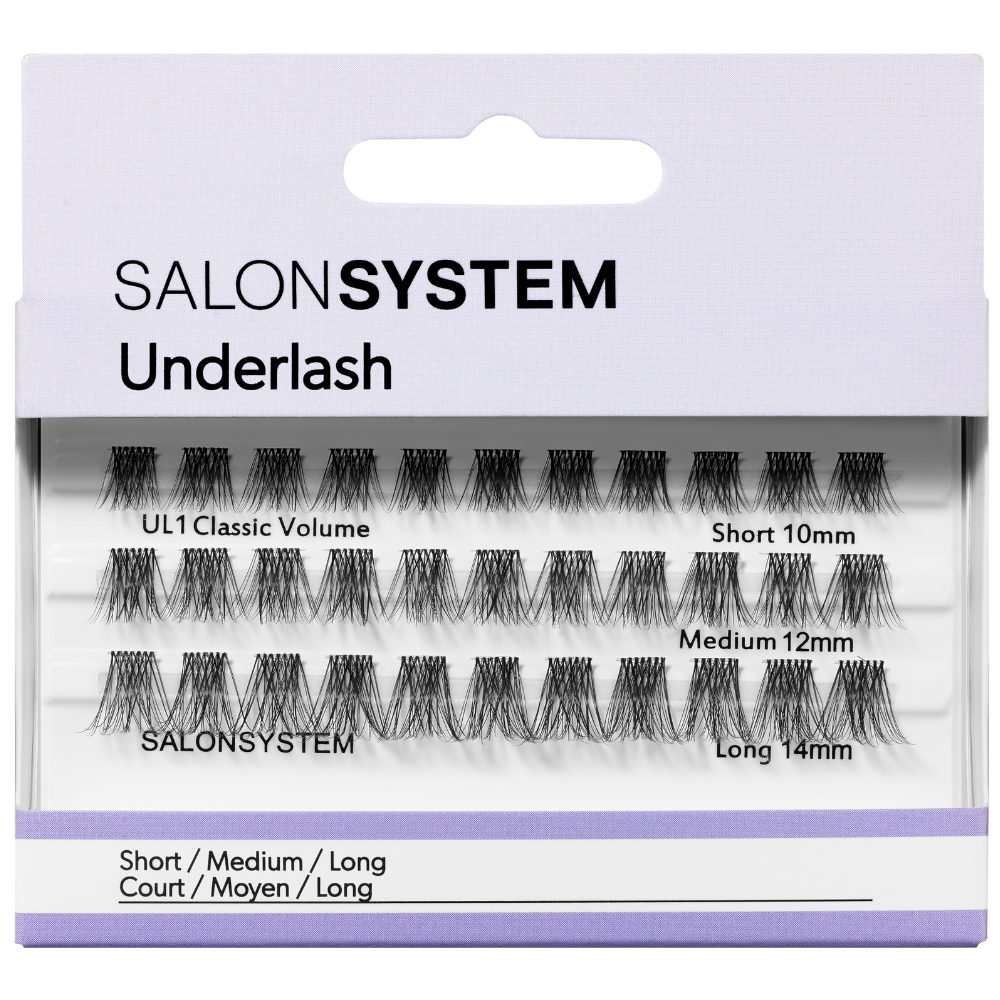 Salon System Underlash UL1 Classic Volume Mixed Individual Lashes Black