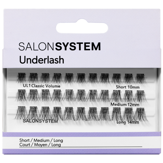 Salon System Underlash UL1 Classic Volume Mixed Individual Lashes Black