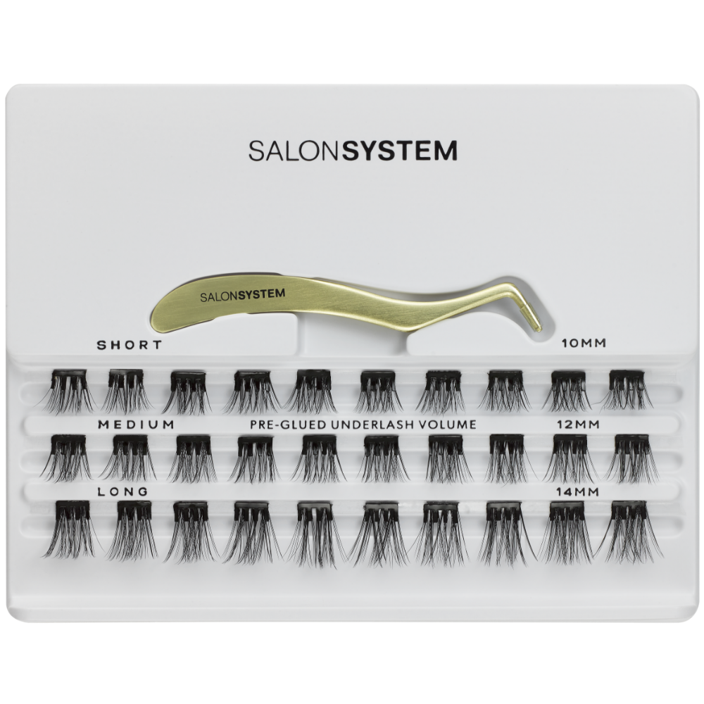 Salon System Pre-Glued Underlash Kit Volume Mixed Length