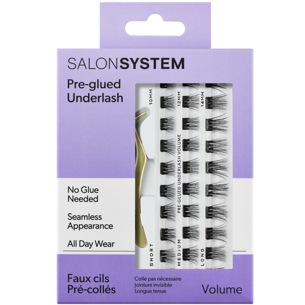 Salon System Pre-Glued Underlash Kit Volume Mixed Length