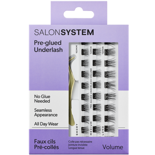 Salon System Pre-Glued Underlash Kit Volume Mixed Length
