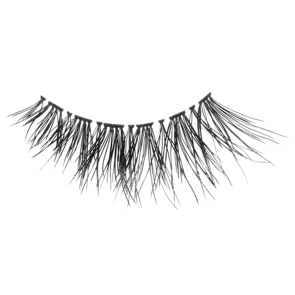Salon System 3/4 Length Wispy Volume Strip Lashes Black 130