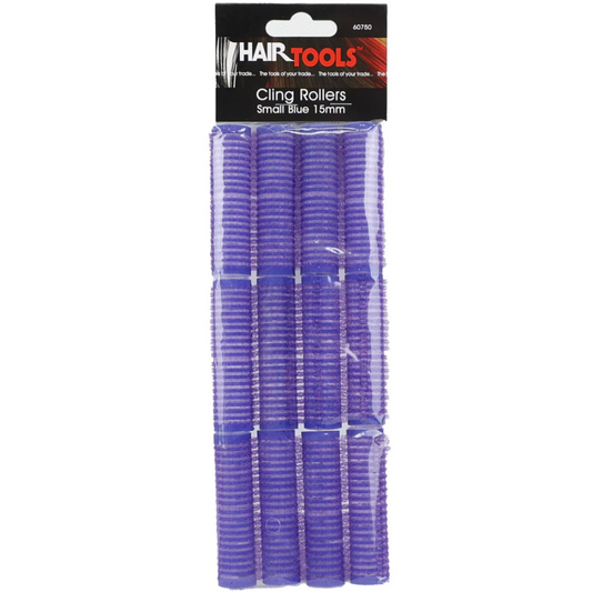 Hair Tools Cling Rollers Dark Blue 15mm