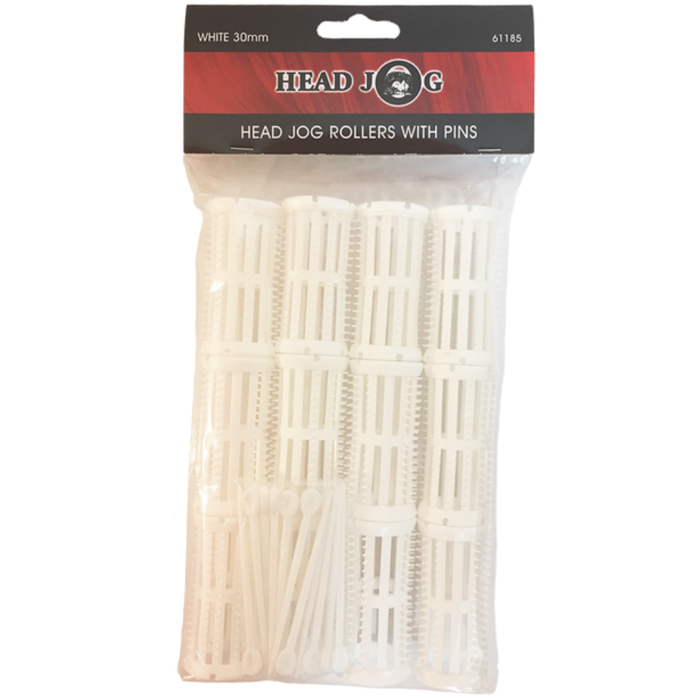 Head Jog Rollers White 30mm 12 Pack