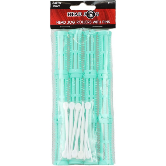 Head Jog Rollers Green 18mm 12 Pack