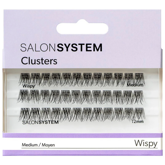 Salon System Individual Cluster Lashes Fluffy Medium