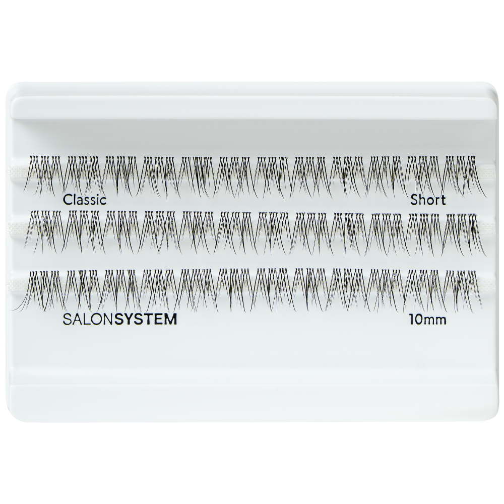Salon System Individual Cluster Lashes Classic Short