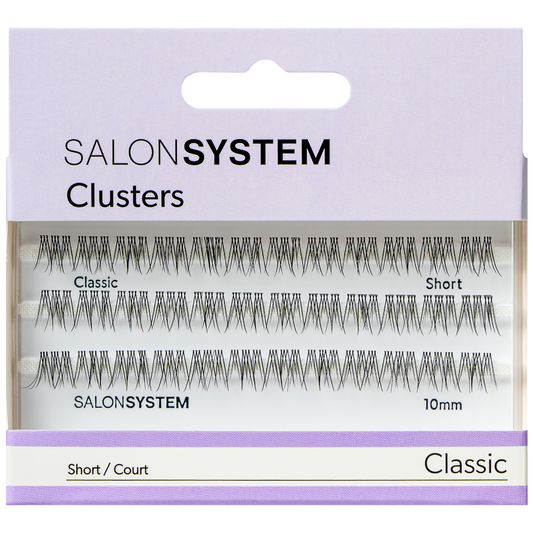 Salon System Individual Cluster Lashes Classic Short