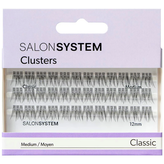 Salon System Individual Cluster Lashes Classic Medium