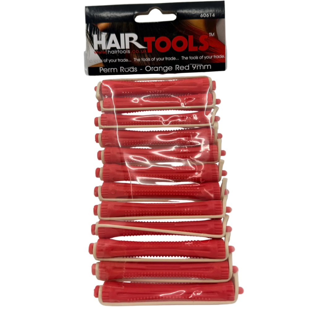 Hair Tools De-Luxe Perm Rods Orange 9mm
