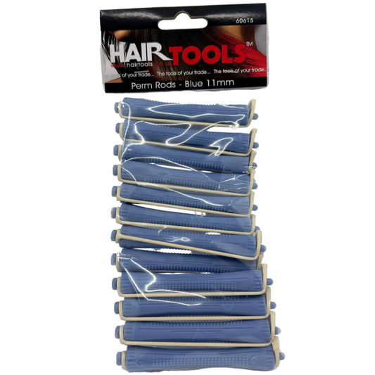 Hair Tools De-Luxe Perm Rods Blue 11mm