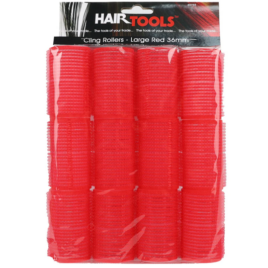 Hair Tools Cling Rollers Red 36mm