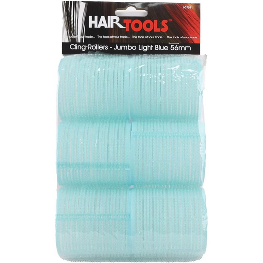Hair Tools Cling Rollers Light Blue 56mm