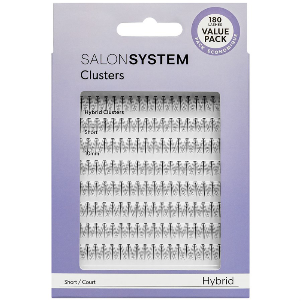 Salon System Cluster Lashes Hybrid Short