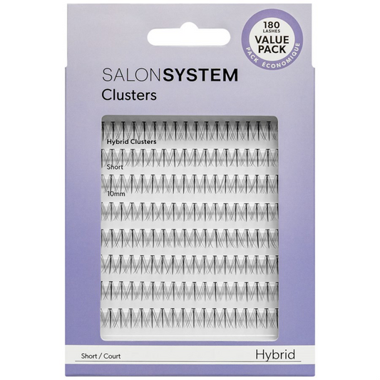 Salon System Cluster Lashes Hybrid Short