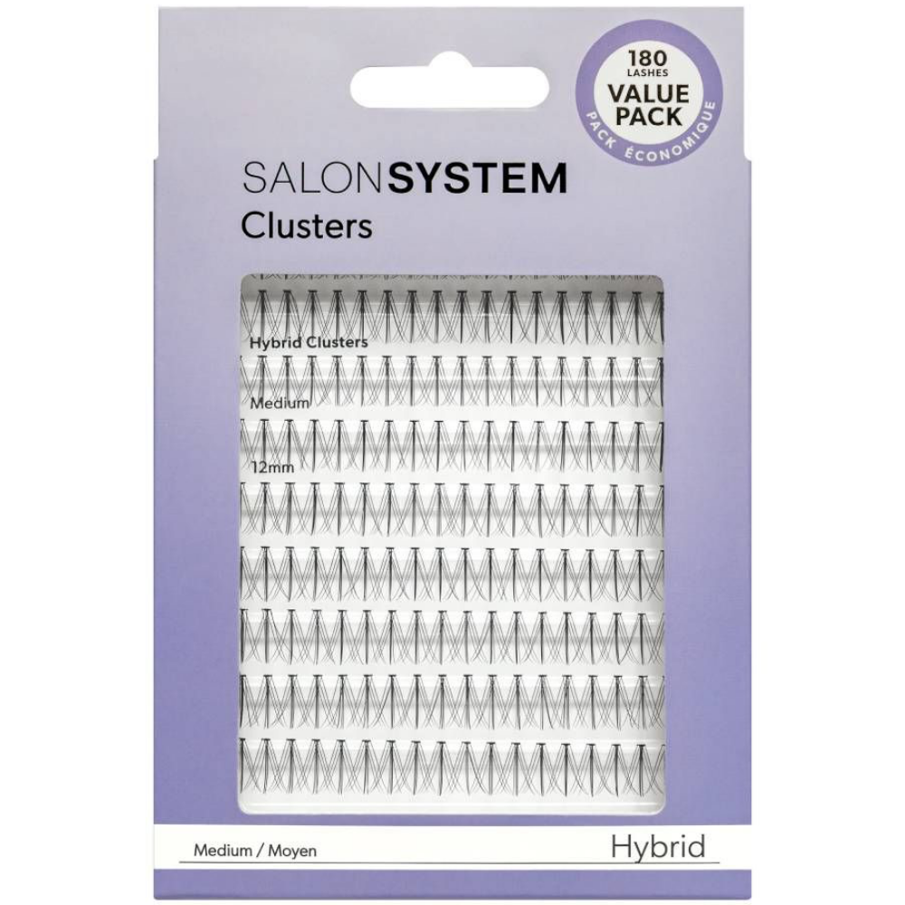Salon System Cluster Lashes Hybrid Medium