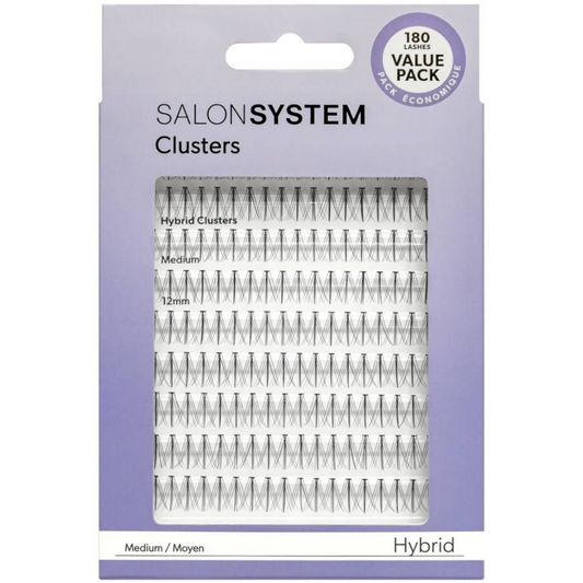Salon System Cluster Lashes Hybrid Medium