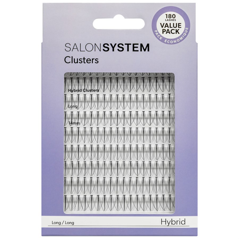 Salon System Cluster Lashes Hybrid Long