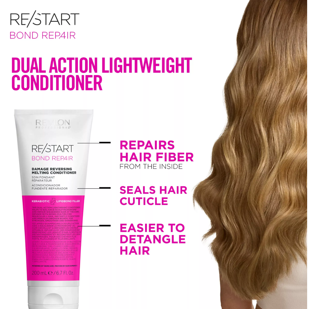 Revlon Professional Restart Bond Repair Damage Reversing Melting Conditioner 750ml
