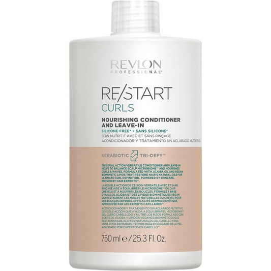 Revlon Professional Restart Curls Nourishing Conditioner and Leave-In 750ml