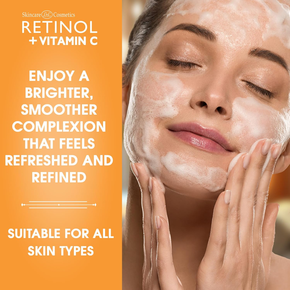 Skincare Cosmetics Retinol + Vitamin C Daily Cleanser 120ml